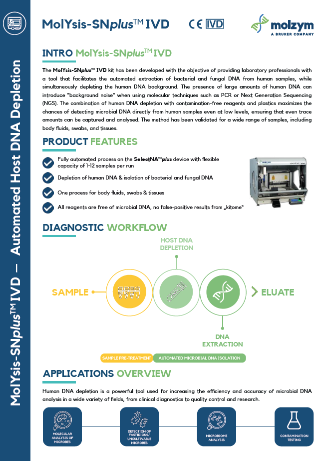 MolYsis-SNplus IVD Flyer